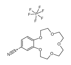 4'-Benzo-15-crown-5-diazonium hexafluorophosphate Structure