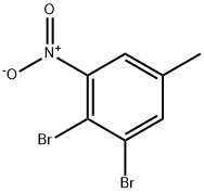 1,2-二溴-5-甲基-3-硝基苯结构式