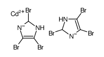 cadmium(2+),2,4,5-tribromo-1,2-dihydroimidazol-3-ide Structure