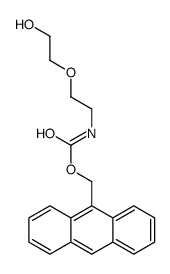 anthracen-9-ylmethyl N-[2-(2-hydroxyethoxy)ethyl]carbamate结构式