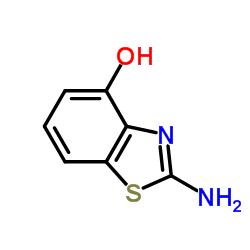 2-氨基-4-羟基苯并噻唑结构式