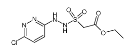 ethyl 2-((2-(6-chloropyridazin-3-yl)hydrazinyl)sulfonyl)acetate Structure