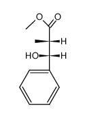 anti-β-hydroxy-α-methylbenzenepropanoic acid methyl ester Structure