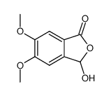 3-hydroxy-5,6-dimethoxyphthalide结构式