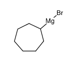 cycloheptyl magnesium bromide Structure