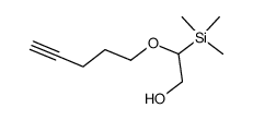 2-(4-pentynyloxy)-2-(trimethylsilyl)ethanol Structure
