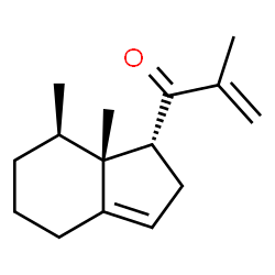 2-Propen-1-one,1-[(1R,7R,7aR)-2,4,5,6,7,7a-hexahydro-7,7a-dimethyl-1H-inden-1-yl]-2-methyl-,rel-(9CI)结构式
