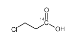 3-chloropropionic acid, [1-14c] Structure