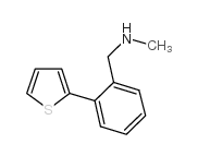 N-甲基-N-(2-噻吩-2-苄基)甲胺结构式