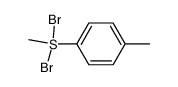 dibromo-methyl-p-tolyl-λ4-sulfane Structure