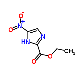 4-硝基-1H-咪唑-2-甲酸乙酯结构式