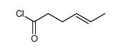 trans-hex-4-enoyl chloride结构式