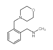 N-甲基-n-[2-(吗啉-4-甲基)苄基]胺结构式