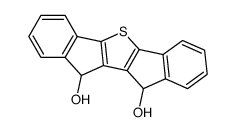 10,11-Dihydrodiindeno(1,2-b:2',1'-d)thiophen-10,11-diol结构式