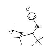 p-anisyl(1,2,3-tri-tert-butylcycloprop-2-en-1-yl)germylene Structure