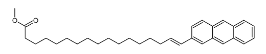 methyl 17-anthracen-2-ylheptadec-16-enoate Structure