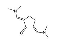 2,5-bis(dimethylaminomethylidene)cyclopentan-1-one结构式