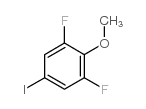 1,3-二氟-5-碘-2-甲氧基苯结构式