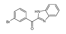 1H-benzimidazol-2-yl-(3-bromophenyl)methanone Structure