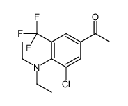 1-[3-chloro-4-(diethylamino)-5-(trifluoromethyl)phenyl]ethanone Structure