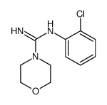 N'-(2-chlorophenyl)morpholine-4-carboximidamide Structure