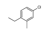 4-chloro-1-ethyl-2-methylbenzene Structure