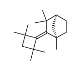 (1S,4R)-2,2,4-Trimethyl-3-(2,2,4,4-tetramethylcyclobutyliden)norbornan结构式
