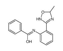 N-[2-(5-methyl-2,5-dihydro-1,2,4-oxadiazol-3-yl)phenyl]benzamide结构式