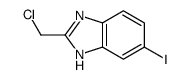 2-(chloromethyl)-6-iodo-1H-benzimidazole结构式