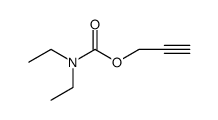 Carbamic acid, diethyl-, 2-propynyl ester结构式