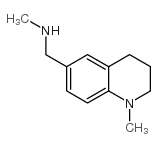 N,1-Dimethyl-1,2,3,4-tetrahydroquinoline-6-methylamine Structure