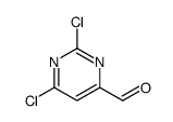 2,6-二氯-4-嘧啶甲醛结构式