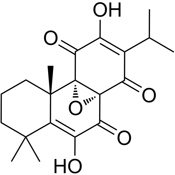 8α,9α-Epoxycoleon-U-quinone结构式