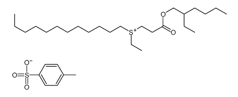 dodecylethyl[3-[(2-ethylhexyl)oxy]-3-oxopropyl]sulphonium toluene-p-sulphonate Structure