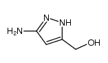 (5-氨基-1H-吡唑-3-基)甲醇结构式