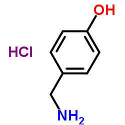 4-(Aminomethyl)phenol hydrochloride (1:1) Structure