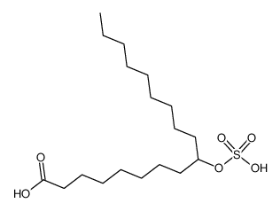 9-(sulphooxy)octadecanoic acid Structure