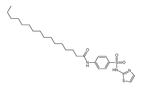 N-[4-(1,3-thiazol-2-ylsulfamoyl)phenyl]hexadecanamide Structure