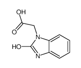 (9ci)-2,3-二氢-2-氧代-1H-苯并咪唑-1-乙酸结构式