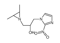 1H-Imidazole-1-ethanol,a-[[(2R,3R)-2,3-dimethyl-1-aziridinyl]methyl]-2-nitro-,rel- Structure