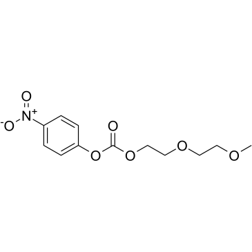 m-PEG2-4-nitrophenyl carbonate结构式