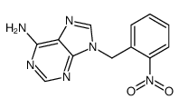 9-[(2-nitrophenyl)methyl]purin-6-amine Structure