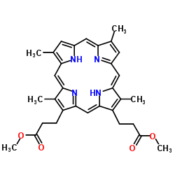 Pyroporphyrin dimethyl ester Structure