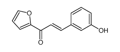 1-(furan-2-yl)-3-(3-hydroxyphenyl)prop-2-en-1-one结构式