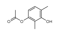 3-Acetoxy-2,6-dimethylphenol结构式