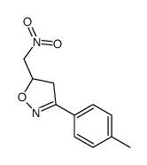3-(4-methylphenyl)-5-(nitromethyl)-4,5-dihydro-1,2-oxazole结构式