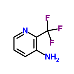 3-氨基-2-(三氟甲基)吡啶结构式
