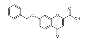 7-benzyloxy-4-oxo-4H-chromene-2-carboxylic acid结构式