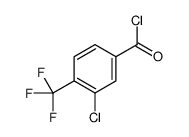 3-Chloro-4-(trifluoromethyl)benzoyl fluoride Structure