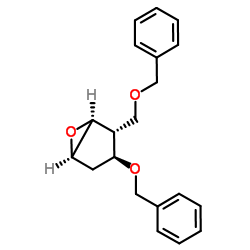 (1S,2R,3S,5R)-3-phenylmethoxy-2-(phenylmethoxymethyl)-6-oxabicyclo[3.1.0]hexane structure